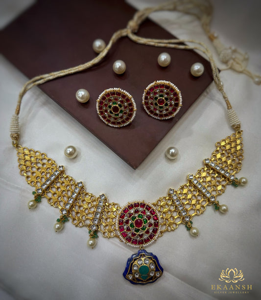 Rajwada Polki Necklace