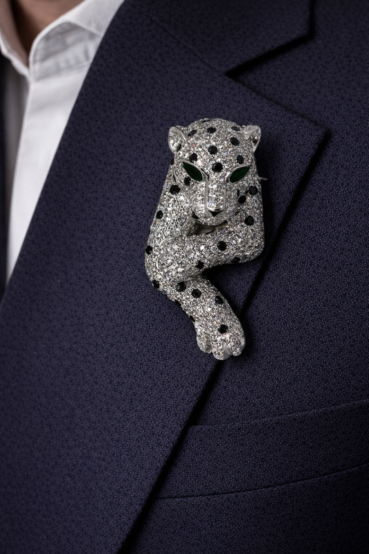 Panther Royal Brooch