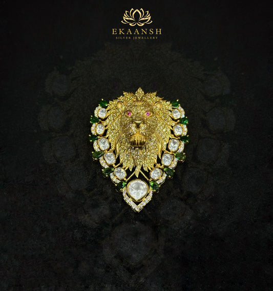 The Sovereign Lion Brooch