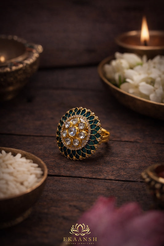 Neel kamal Silver Ring