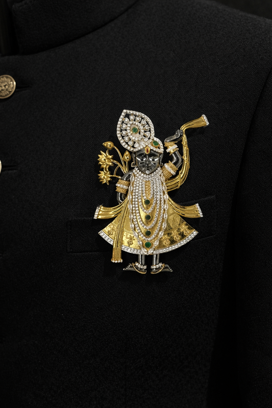 Divine ShreeNath Ji Brooch