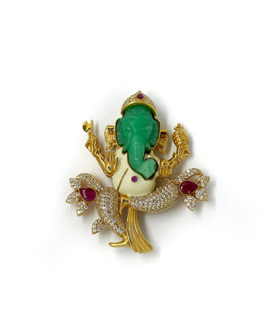 Ganesha Brooch