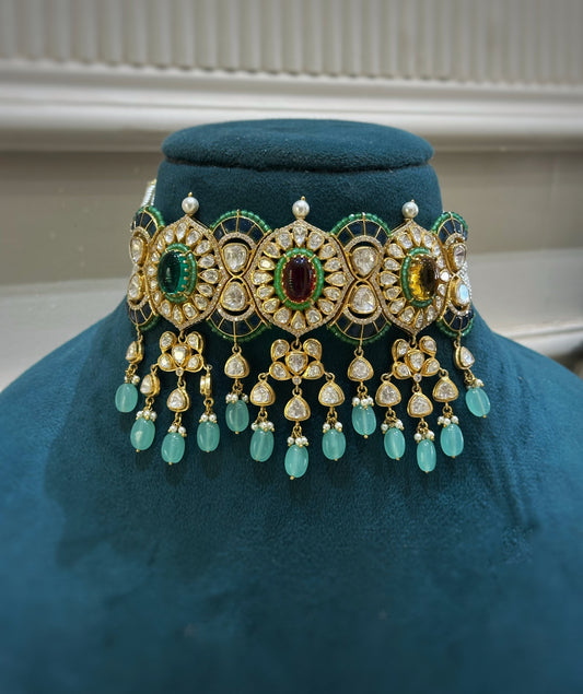 Verdant Majesty Chokar Necklace