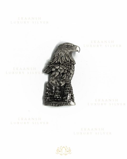 Majestic Eagle 925 Silver Brooch