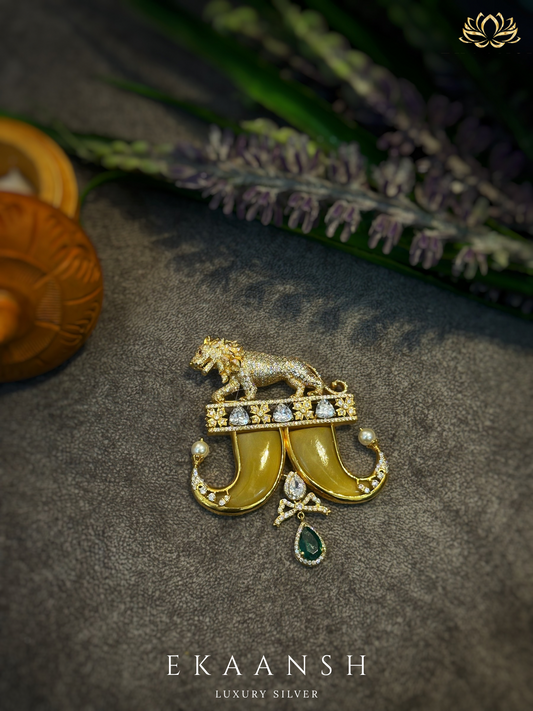 Regal Simha Mukha Brooch