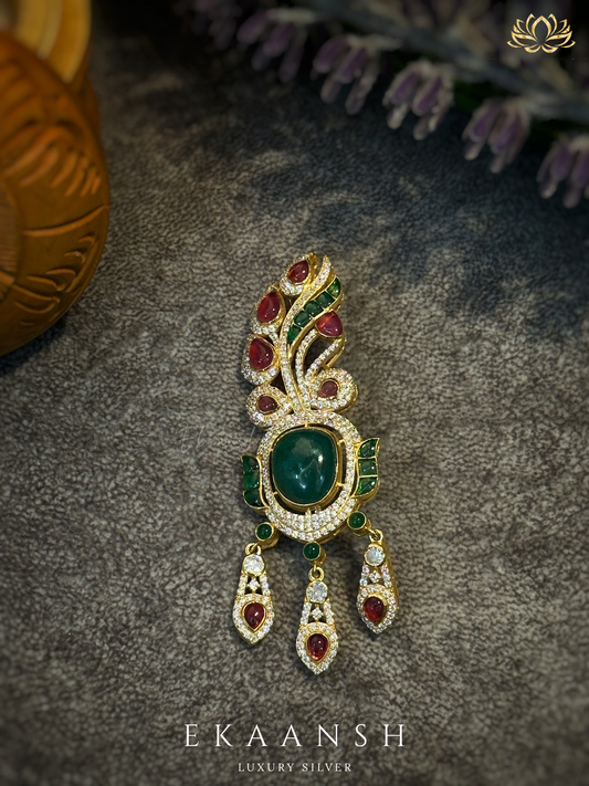 Mor pushp Brooch (मोरपुष्प ब्रोच)