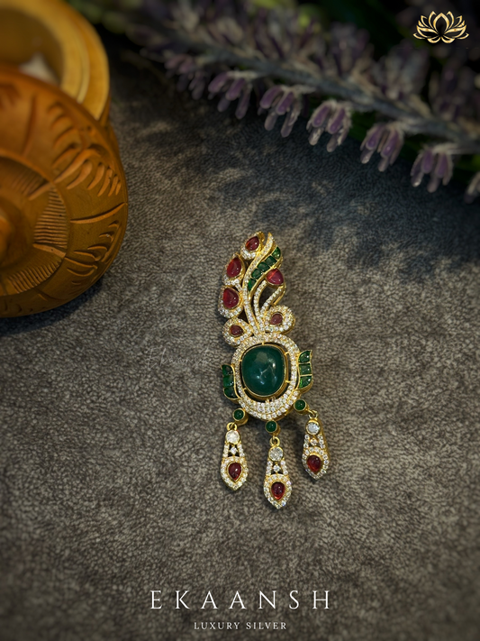 Mor pushp Brooch (मोरपुष्प ब्रोच)