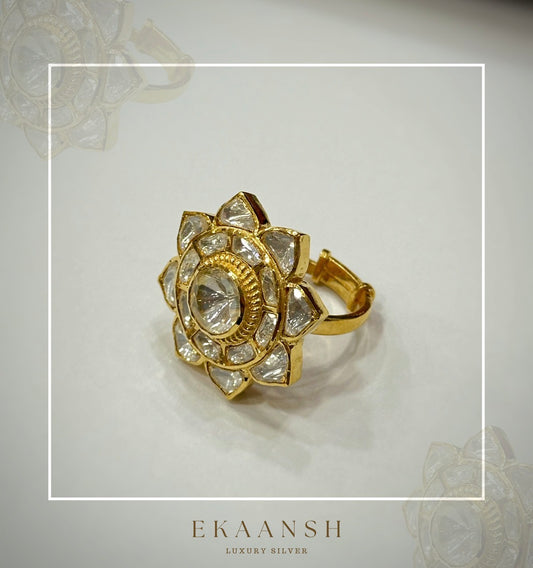 Kamalika Moissanite Ring