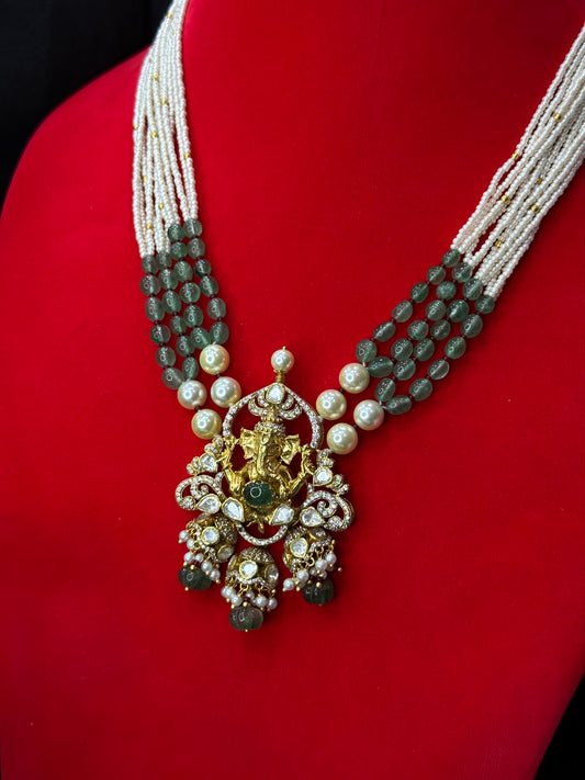 Gaurangi Ganesha Necklace Set