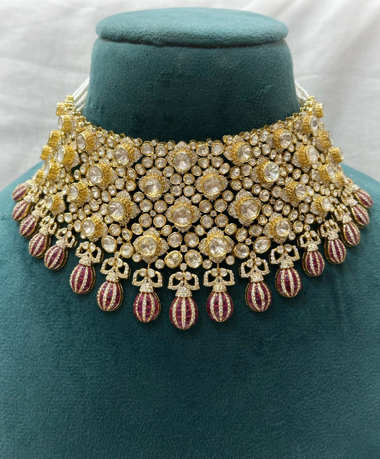 Rajkumari Polki Necklace