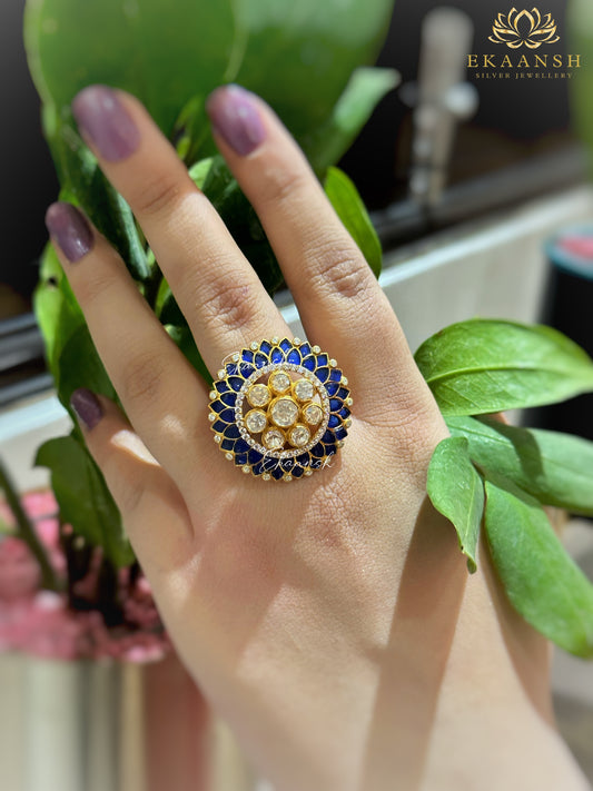 Neel kamal Silver Ring