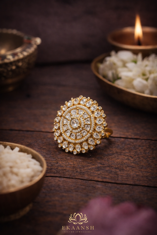 Zivara Polki Ring