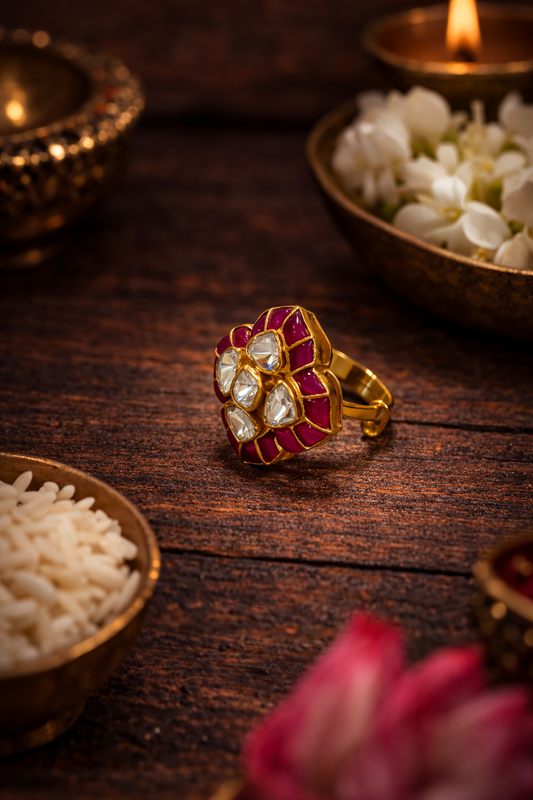 Gulnaar Polki Ring