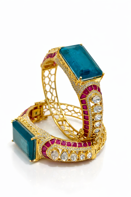 Emerald Crest Bangles