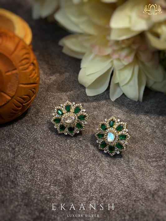 Victorian Bloom Stud Earrings
