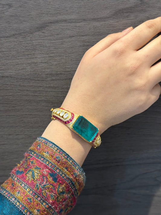 Emerald Crest Bangles