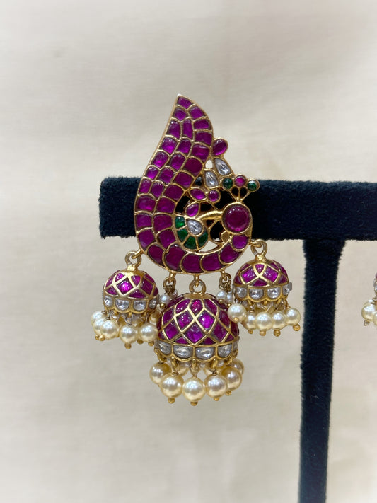 Peacock Earrings