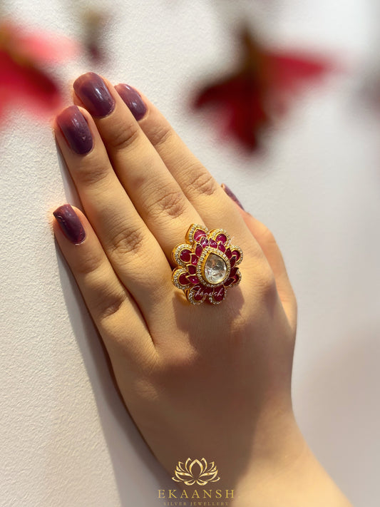 Ruhani Polki Ring